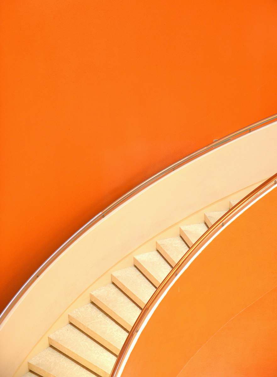 android wallpapers stair inside red wall hd wallpapers